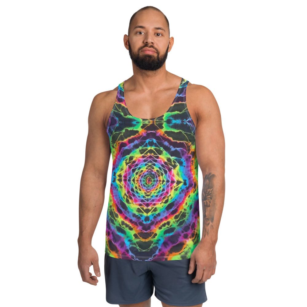Tie Dye Tank Top | Intriguing Iridescent (unisex)