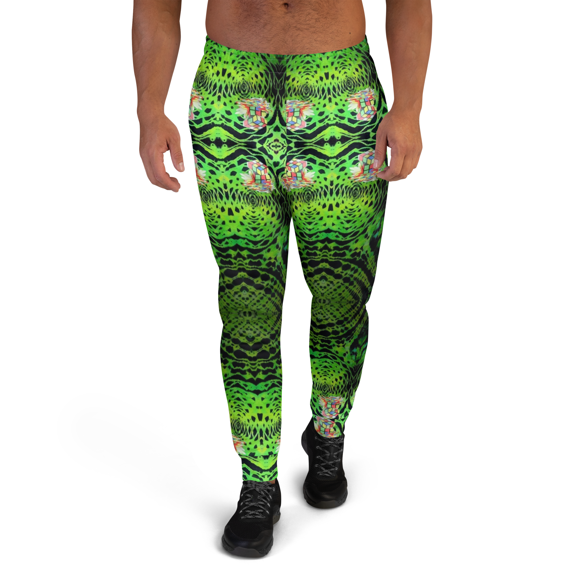 Tie Dye Joggers | Mean Green (mens)