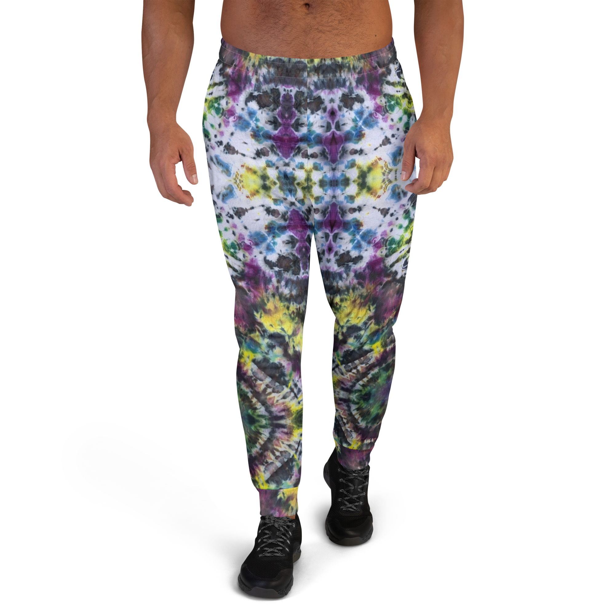 Tie Dye Joggers | Pansy Viola (mens)