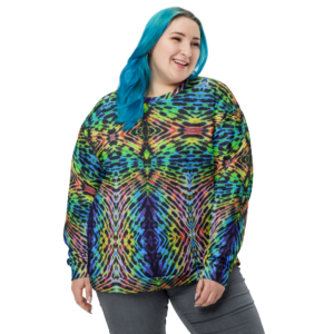 Sweatshirt | Rainbow Zebra (unisex)