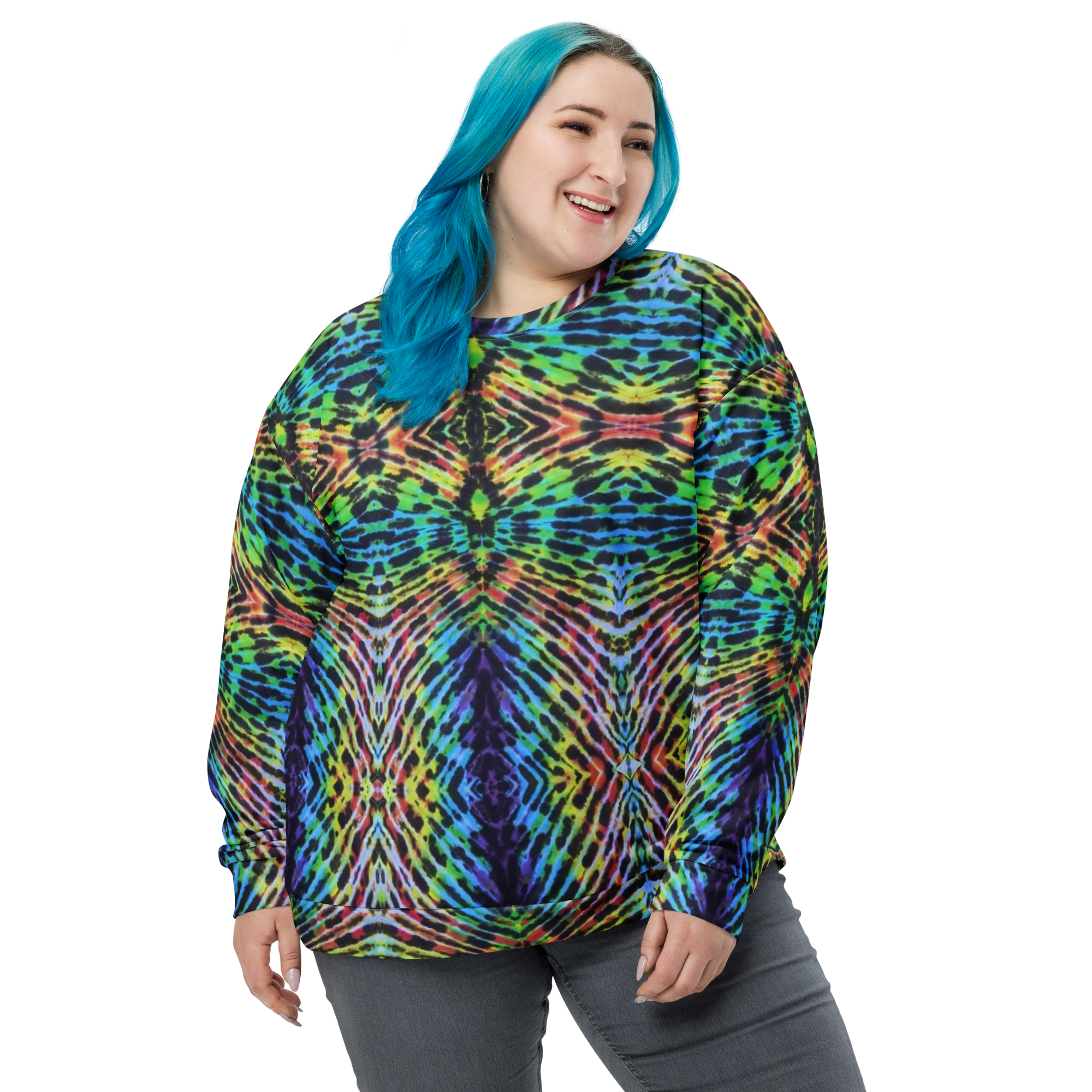 Sweatshirt | Rainbow Zebra (unisex)